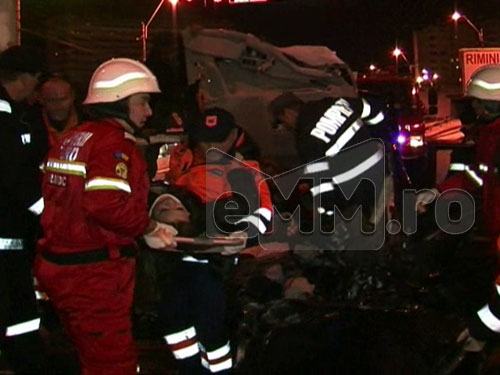 Foto: accident Baia Mare - pasaj CFR (c) eMaramures.ro